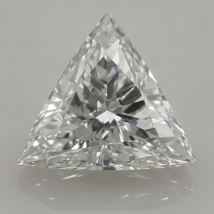 Véritable Diamant Naturel extrait de la terre F VS1 de 4 Carats, Taille Trillion, Non Sertis