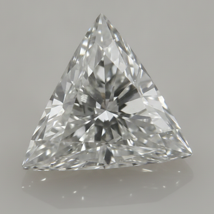 Véritable Diamant Naturel extrait de la terre F VS1 de 4 Carats, Taille Trillion, Non Sertis