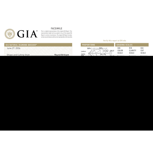GIA Certificate
