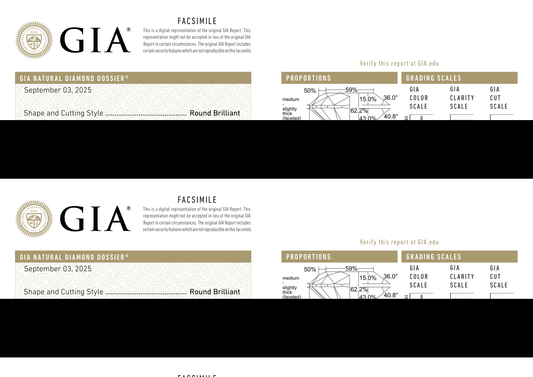 GIA Certificate
