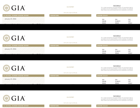 GIA Certificate