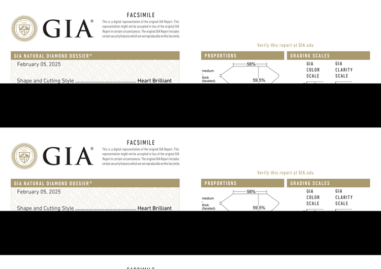 GIA Certificate