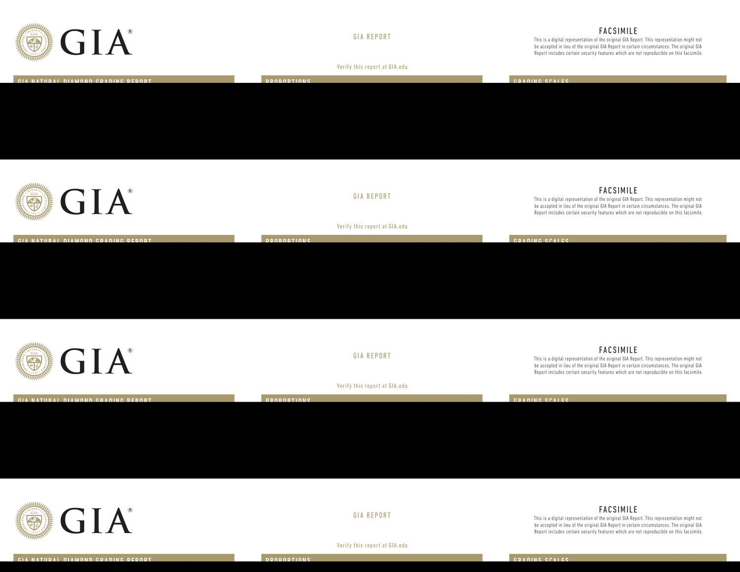 GIA Certificate