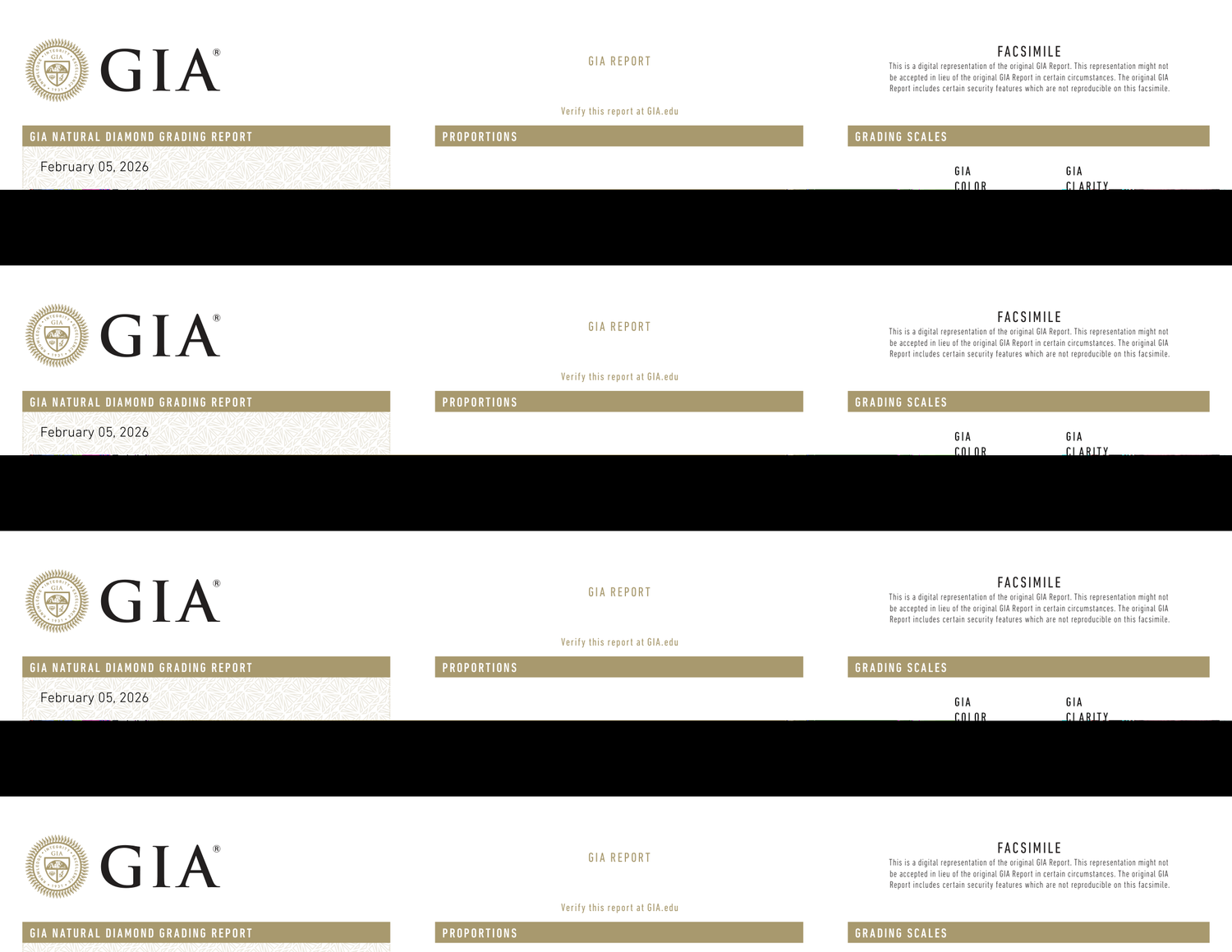 GIA Certificate