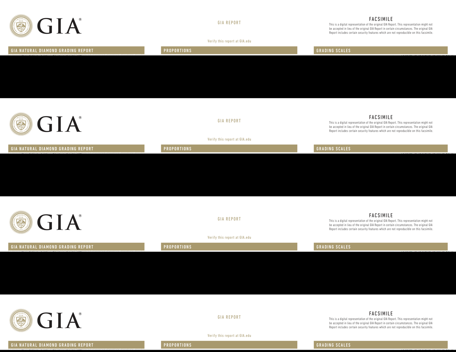 GIA Certificate