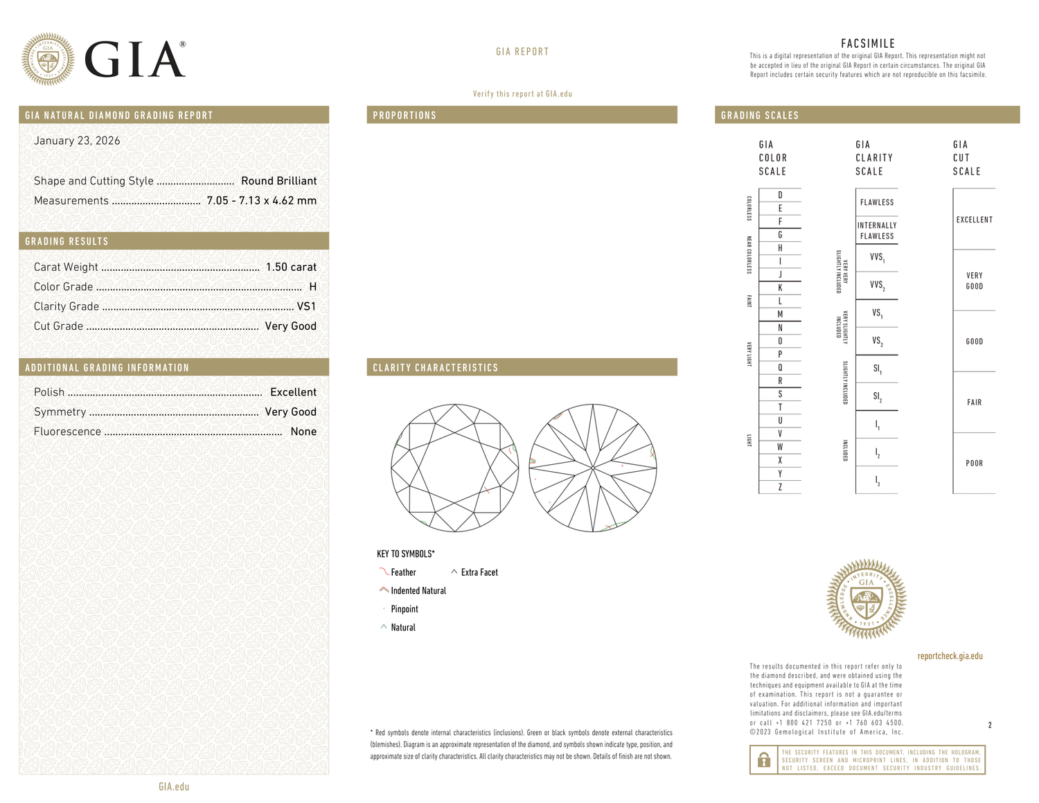 GIA Certificate