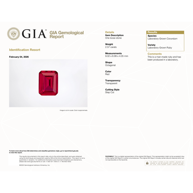 GIA Certificate