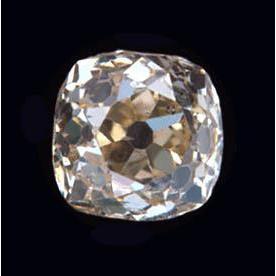 Gros diamant ancien de 3 carats provenant d'une ancienne mine.