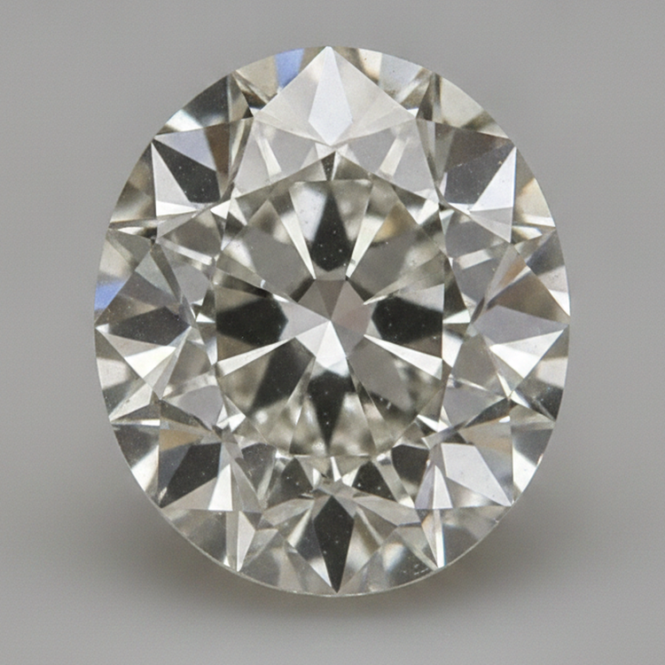 Diamant non monté taille Old Mine Round véritable 9 carats F VS1