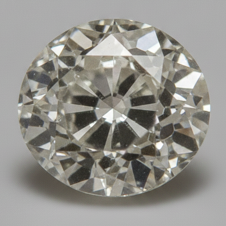 Diamant non monté Vieux Mineur Taille Ronde Véritable G VS1 7 Carats Authentique