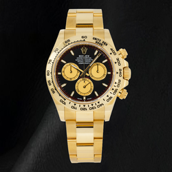 Montre Rolex Cosmograph Daytona 126508 40 mm Cadran Noir en Or Jaune