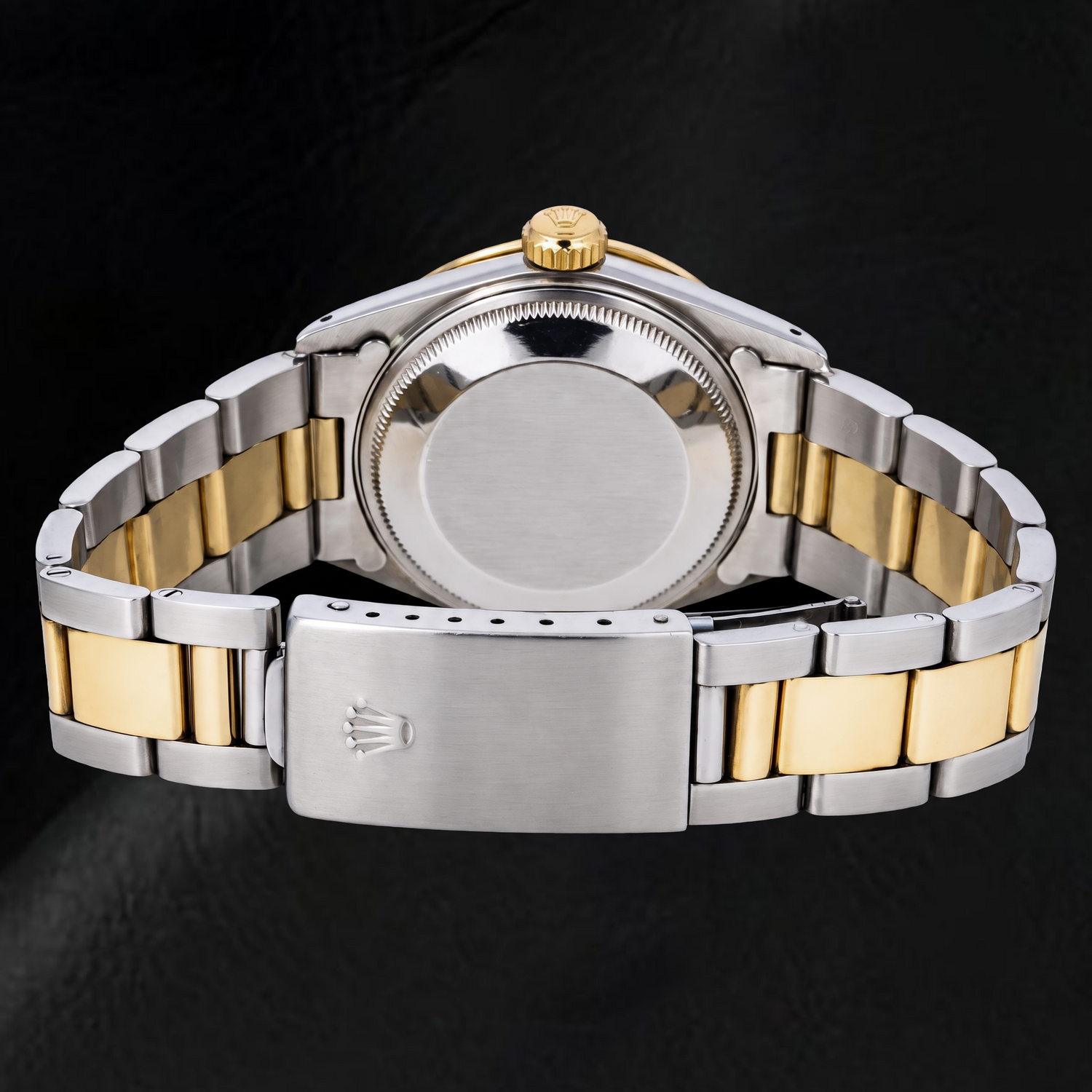 Montre Rolex Date 15223 34 mm Bicolore Cadran Diamants Champagne