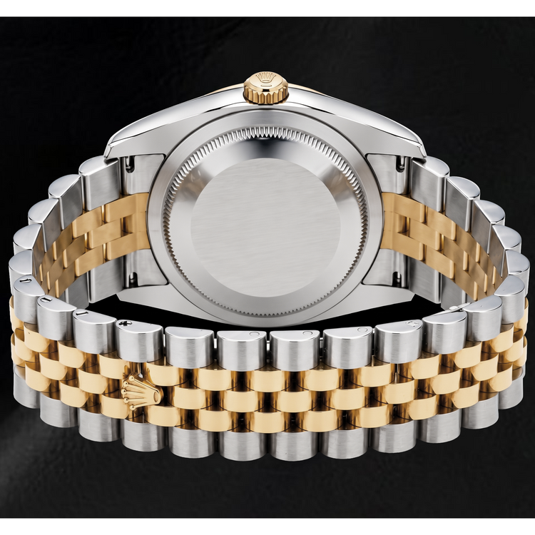 Montre Rolex Datejust 116233 36 mm Bicolore Cadran Diamants Argenté