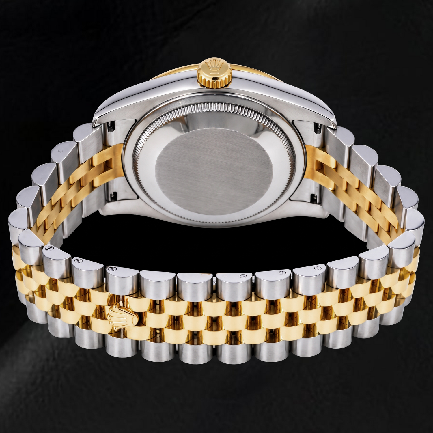 Montre Rolex Datejust 116243 36 mm Bicolore Cadran Floral Argenté Chiffres Arabes