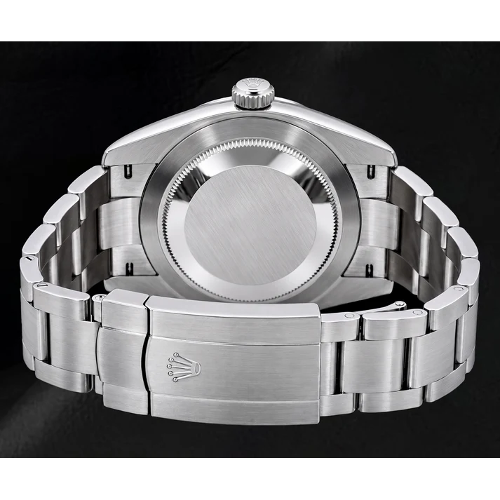 Montre Rolex Datejust 116300 41 mm Cadran Bleu à Chiffres Romains en Acier Inoxydable
