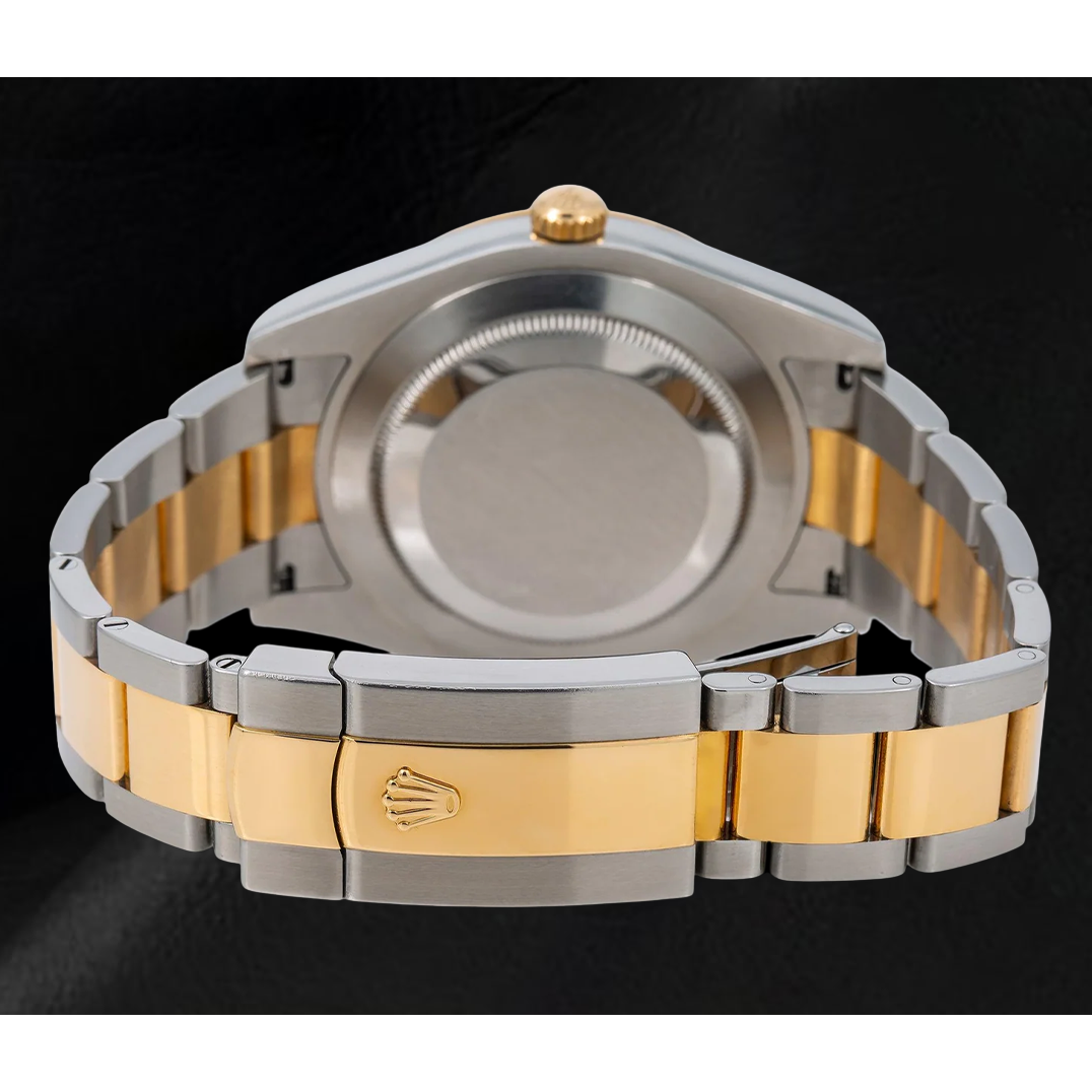 Montre Rolex Datejust 116333 41 mm Bicolore Cadran Noir Chiffres Arabes