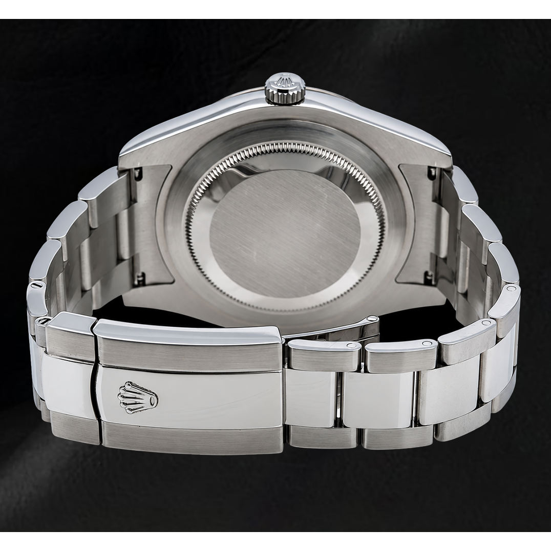Montre Rolex Datejust 116334 41 mm Cadran Bleu Chiffres Romains en Or et Acier Inoxydable