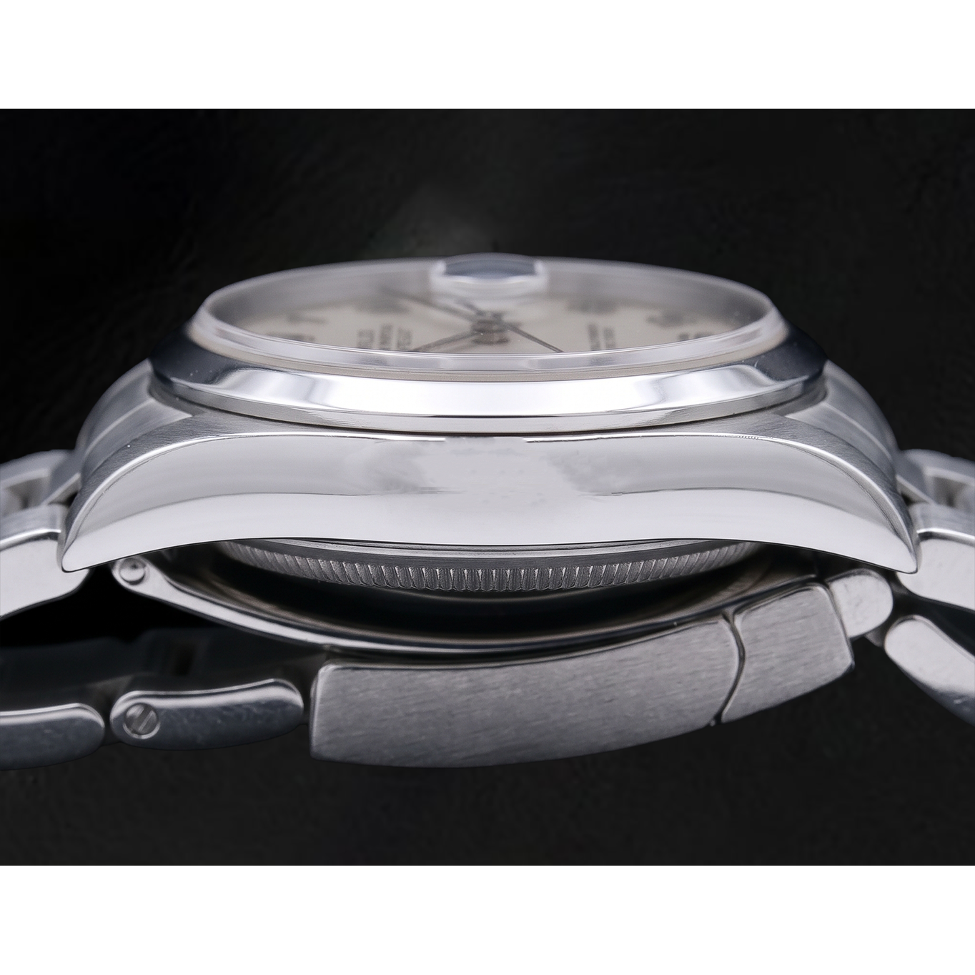 Montre Rolex Datejust 16200 36 mm en Acier Inoxydable, Cadran Blanc à Chiffres Arabes