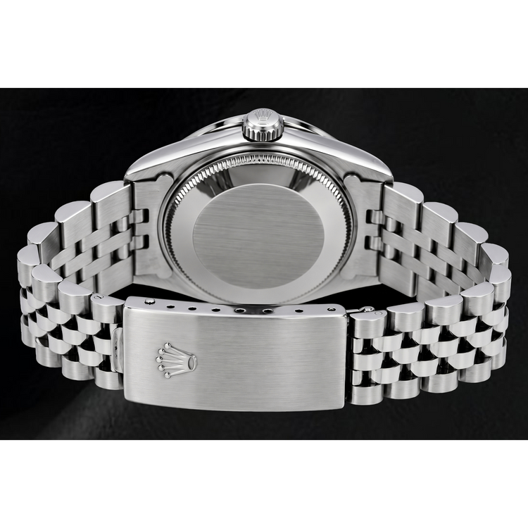 Montre Rolex Datejust 16234 36 mm Cadran Diamants Bleu Acier Inoxydable