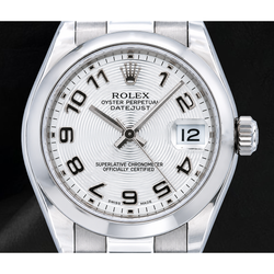 Montre Rolex Datejust 178240 31 mm Cadran Argenté Chiffres Arabes en Acier Inoxydable
