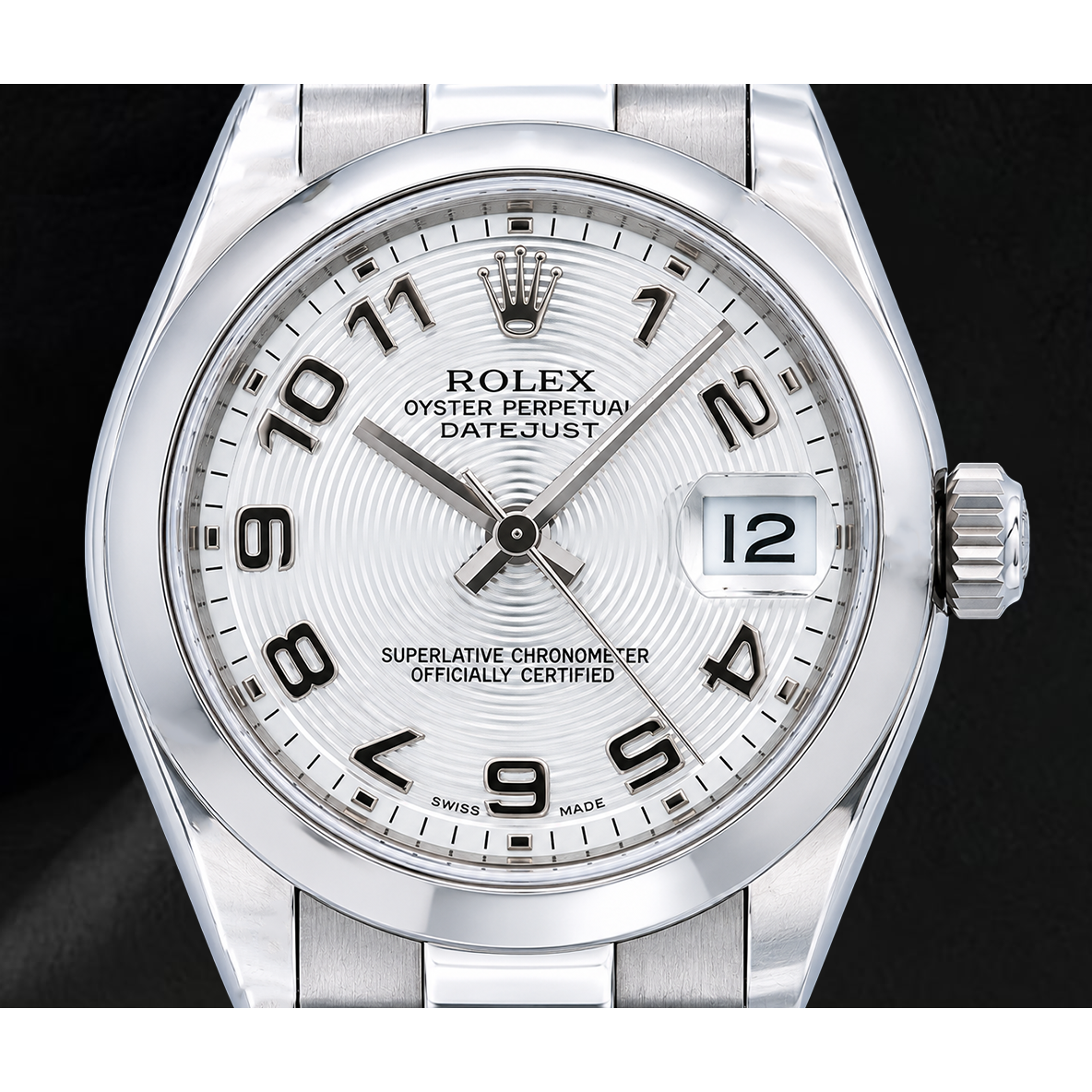 Montre Rolex Datejust 178240 31 mm Cadran Argenté Chiffres Arabes en Acier Inoxydable