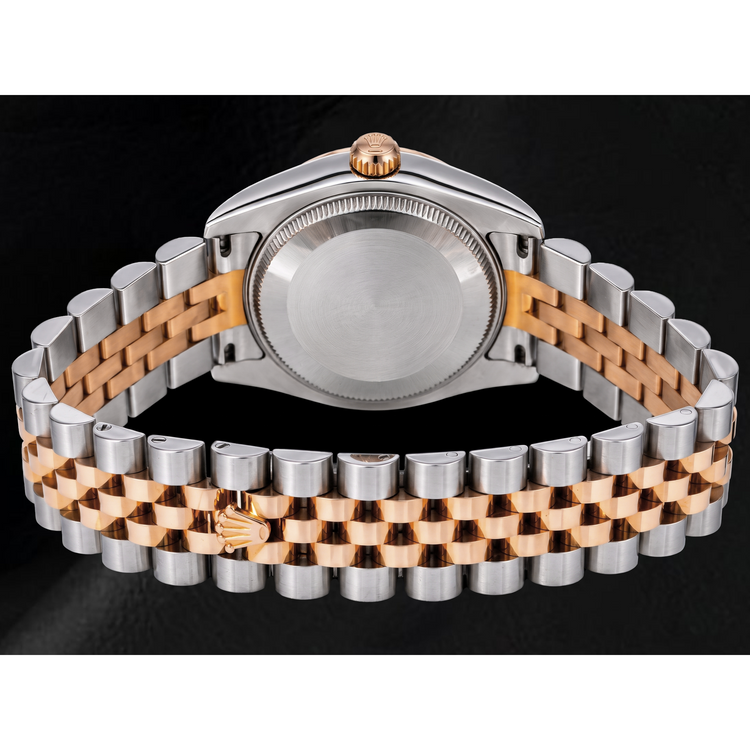Montre Rolex Datejust 178271 31 mm Bicolore Cadran Argenté Chiffres Romains