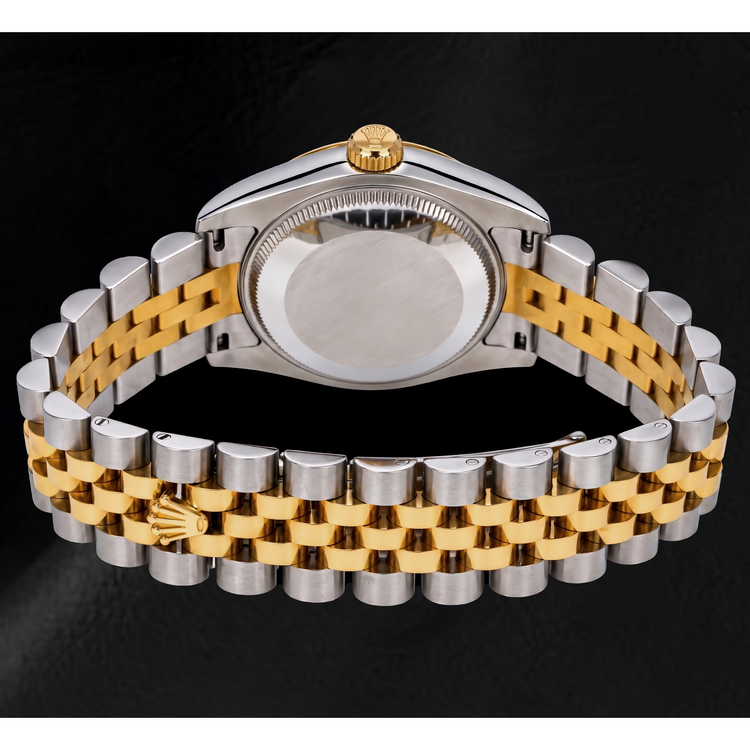Montre Rolex Datejust 178273 31 mm Bicolore Cadran Champagne Chiffres Romains