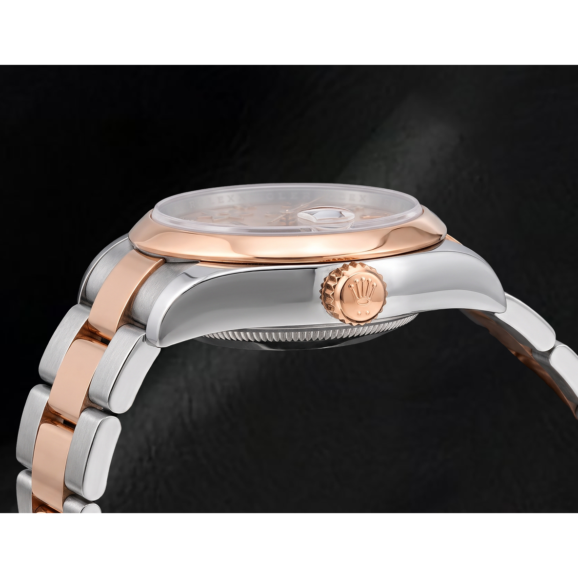 Montre Rolex Datejust 31 mm 178241 Bicolore Cadran Floral Rose