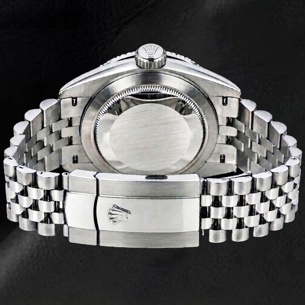 Montre Rolex Datejust 41 mm 126300 Cadran Diamants en Nacre Blanche Chiffres Romains
