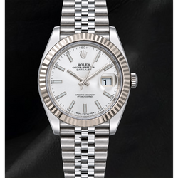 Montre Rolex Datejust 41 mm 126334 Cadran Argenté en Or et Acier Inoxydable