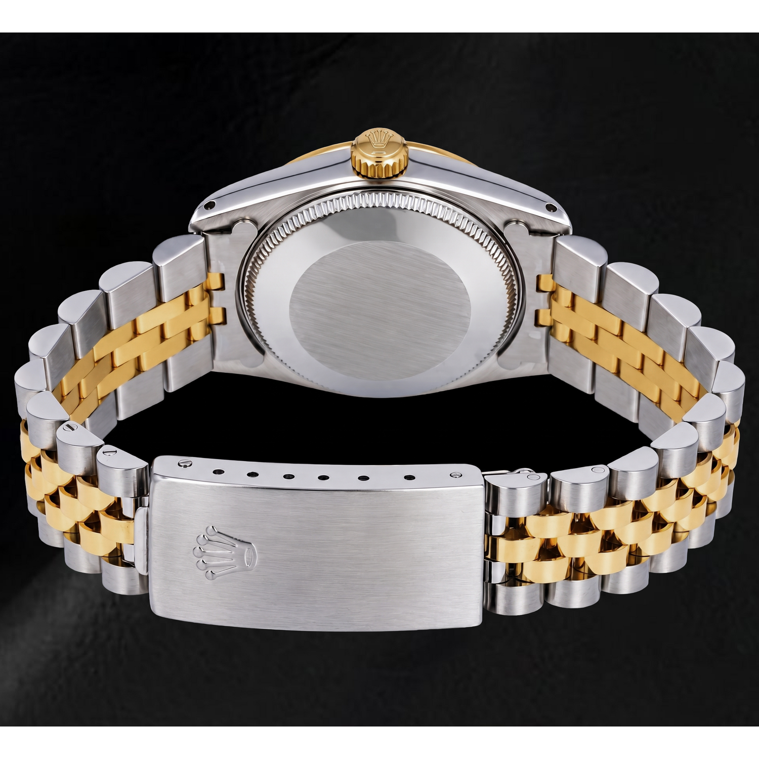 Montre Rolex Datejust 68273 31 mm Bicolore Cadran Champagne à Index Bâtons
