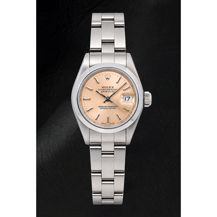 Montre Rolex Datejust 69160 26 mm Cadran à Index Bâtons Sundust en Acier Inoxydable