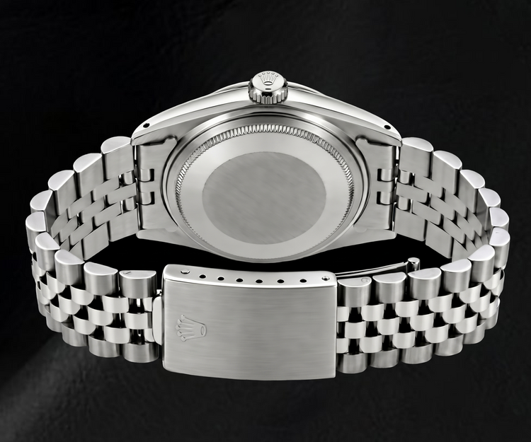 Montre Rolex Datejust 6917 26 mm en Acier Inoxydable Cadran Diamants Noir