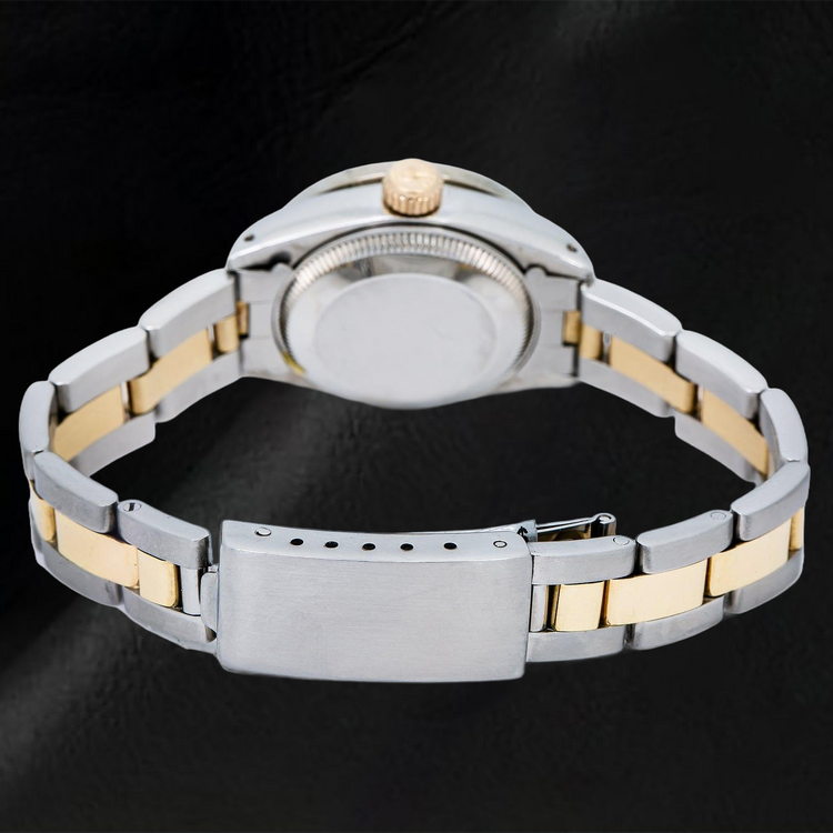 Montre Rolex Datejust 69173 26 mm Cadran Diamants Champagne Bicolore Bracelet Oyster