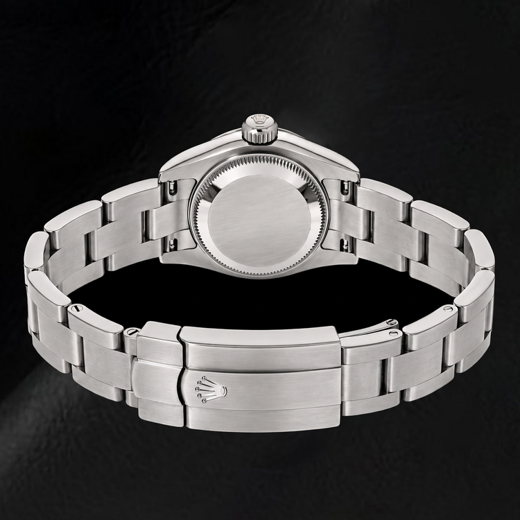 Montre Rolex Oyster Perpetual 176200 26 mm Cadran Argenté Luminescent Acier Inoxydable