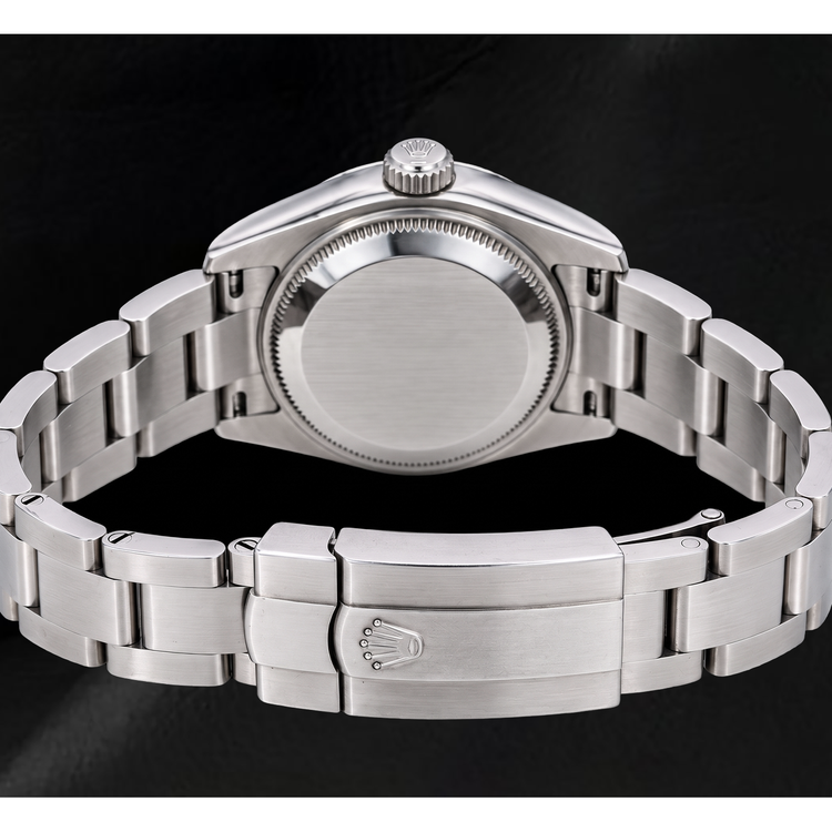 Montre Rolex Oyster Perpetual 176200 26 mm en Acier Inoxydable Cadran Saumon Chiffres Arabes