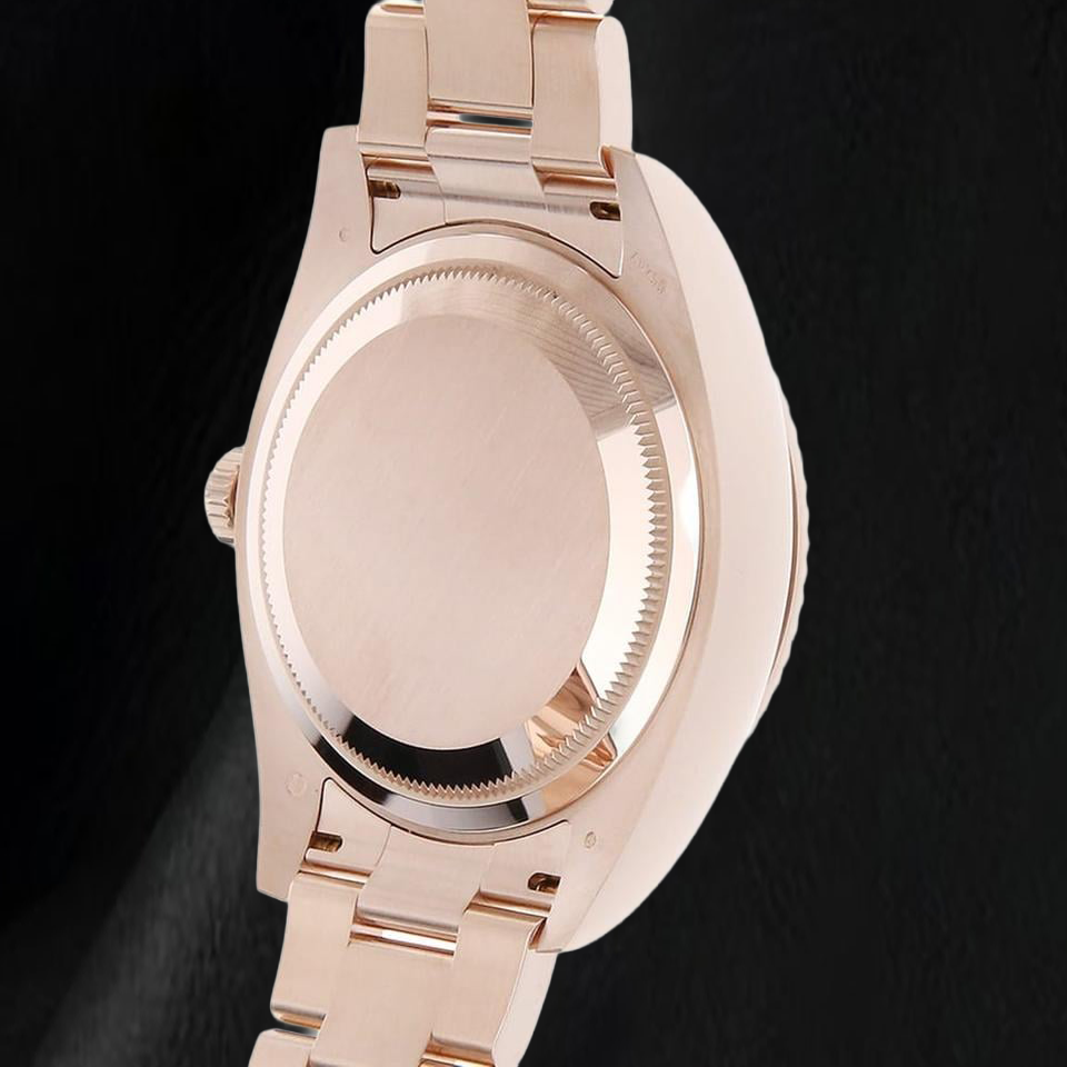 Montre Rolex Sky-Dweller 326935 42 mm Or Rose Cadran Chocolat à Index Bâtons