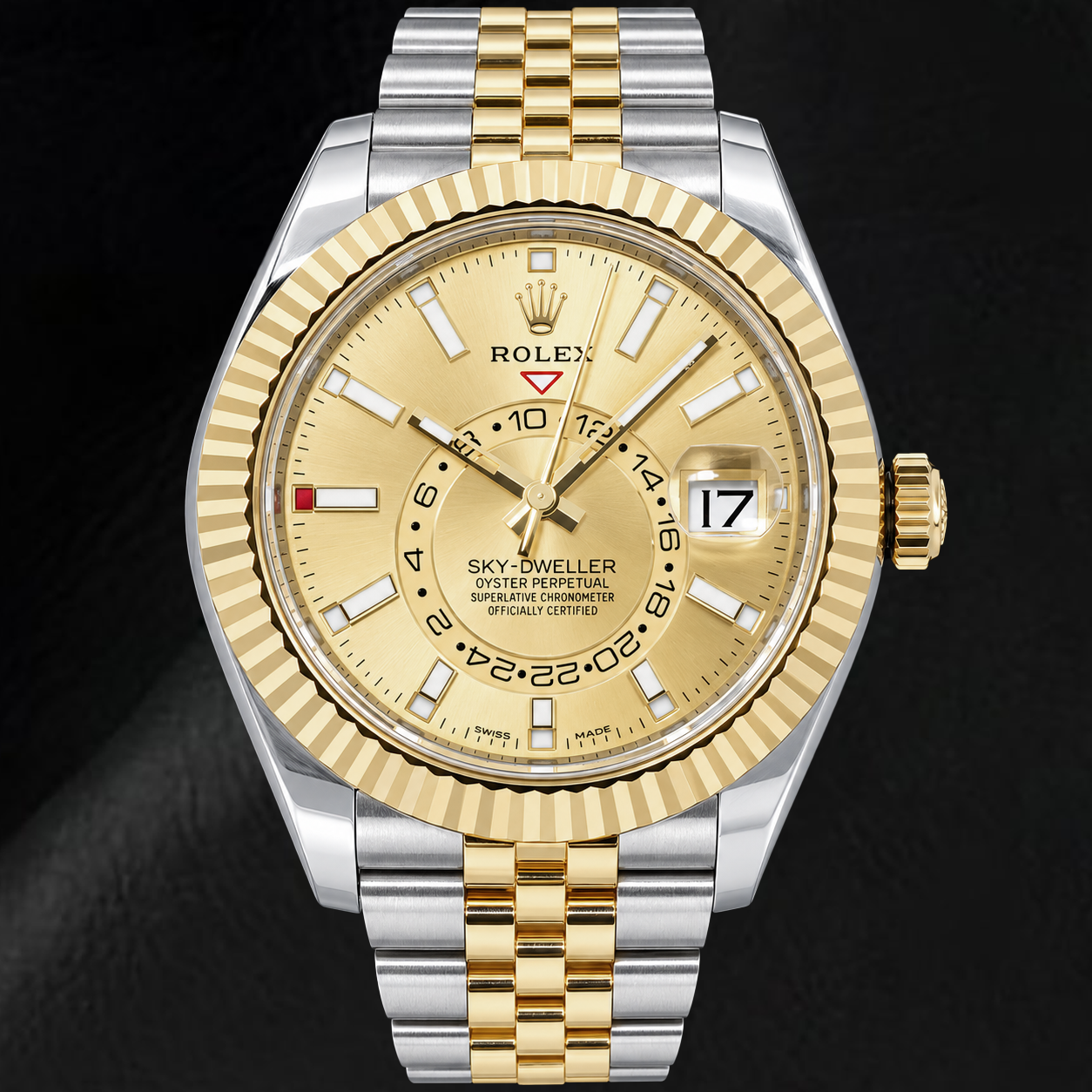 Montre Rolex Sky-Dweller 336933 42 mm Cadran Champagne Bicolore