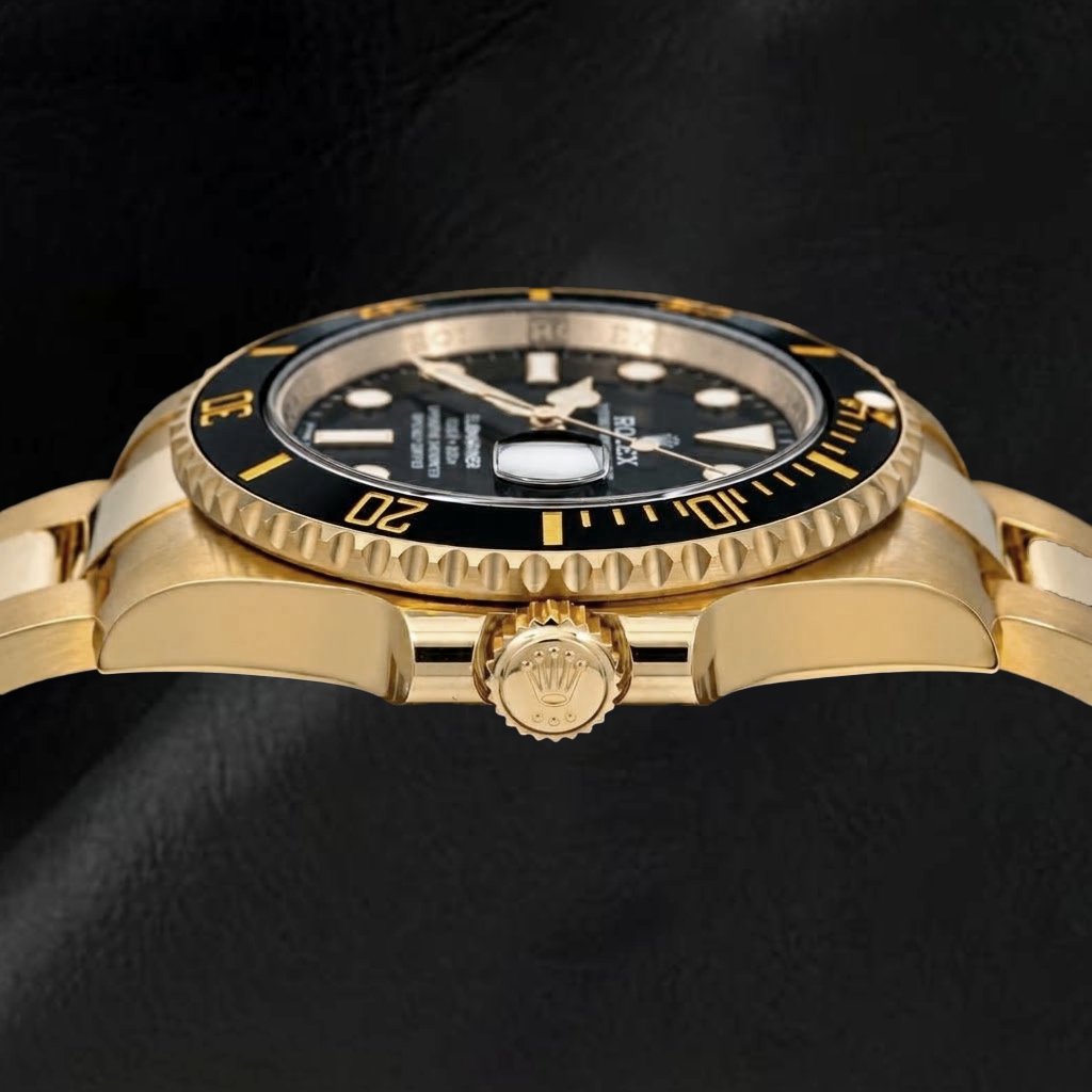 Montre Rolex Submariner Date 40 mm 116618LN Cadran Noir Lunette en Céramique Noire