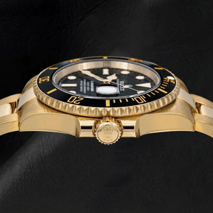 Montre Rolex Submariner Date 40 mm 116618LN Cadran Noir Lunette en Céramique Noire
