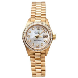 montre présidentielle Rolex dame lunette serpillière président Or jaune