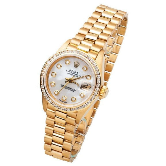 montre présidentielle Rolex dame lunette