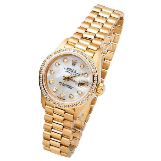 montre présidentielle Rolex dame lunette