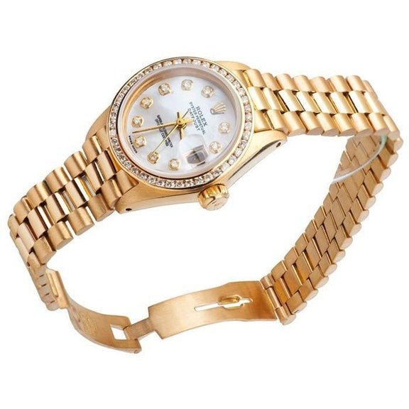 montre présidentielle Rolex dame lunette serpillière président 