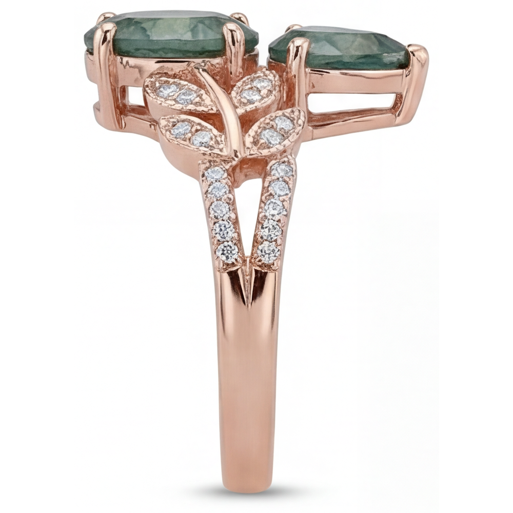 De luxe Bague Pierre de Couleur 3,25 carats – vue d'angle