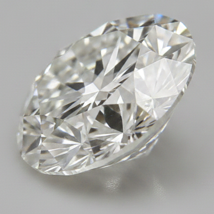 Diamant Naturel Rond de 3 Carats, Taille Européenne Ancienne, extrait de la terre, F VS1