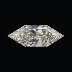 Diamant naturel taille marquise hollandaise 2,51 carats F VS1 non monté