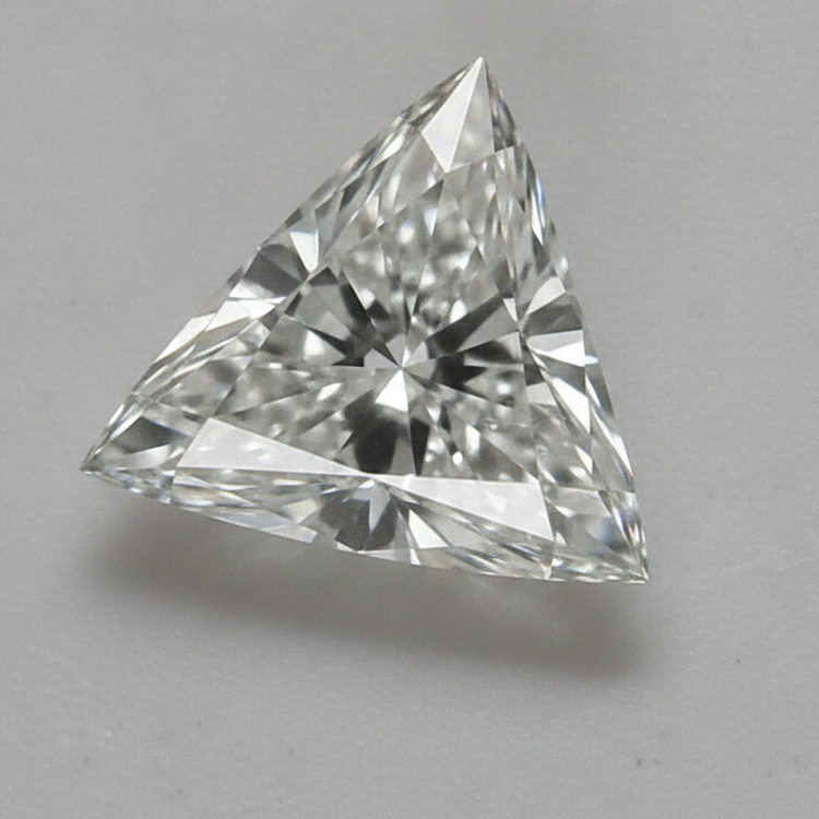 Diamant naturel non monté, taille trillion, 10 carats, extrait de la terre, couleur F, pureté VS1