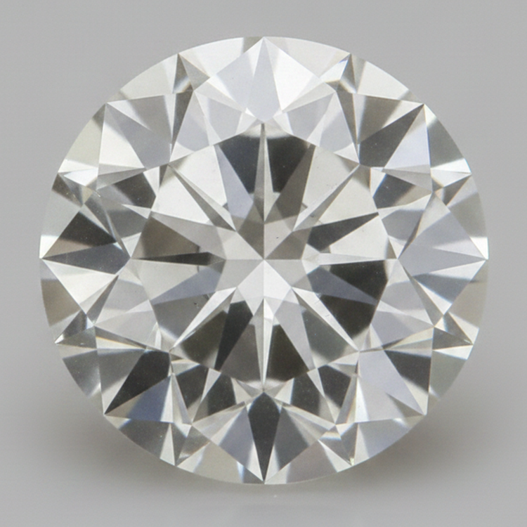 Diamant Naturel Rond Taille Européenne Ancienne F VS1 de 2,5 Carats, extrait de la terre