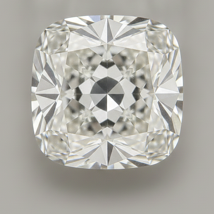 Diamant Naturel Libre Taille Coussin Vieux Mineur G VS1 7 Carats Véritable